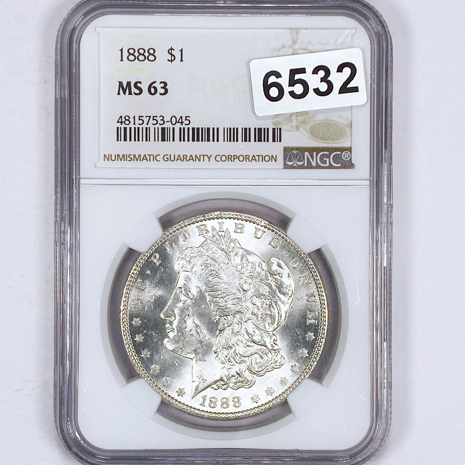 1888 Morgan Silver Dollar NGC - MS63 (1 of 2)