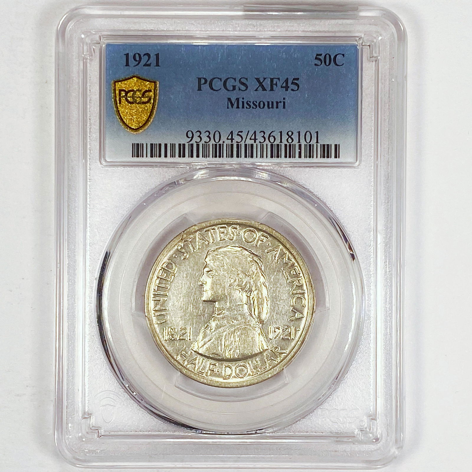 1921 Missouri Half Dollar PCGS - XF45 (1 of 2)