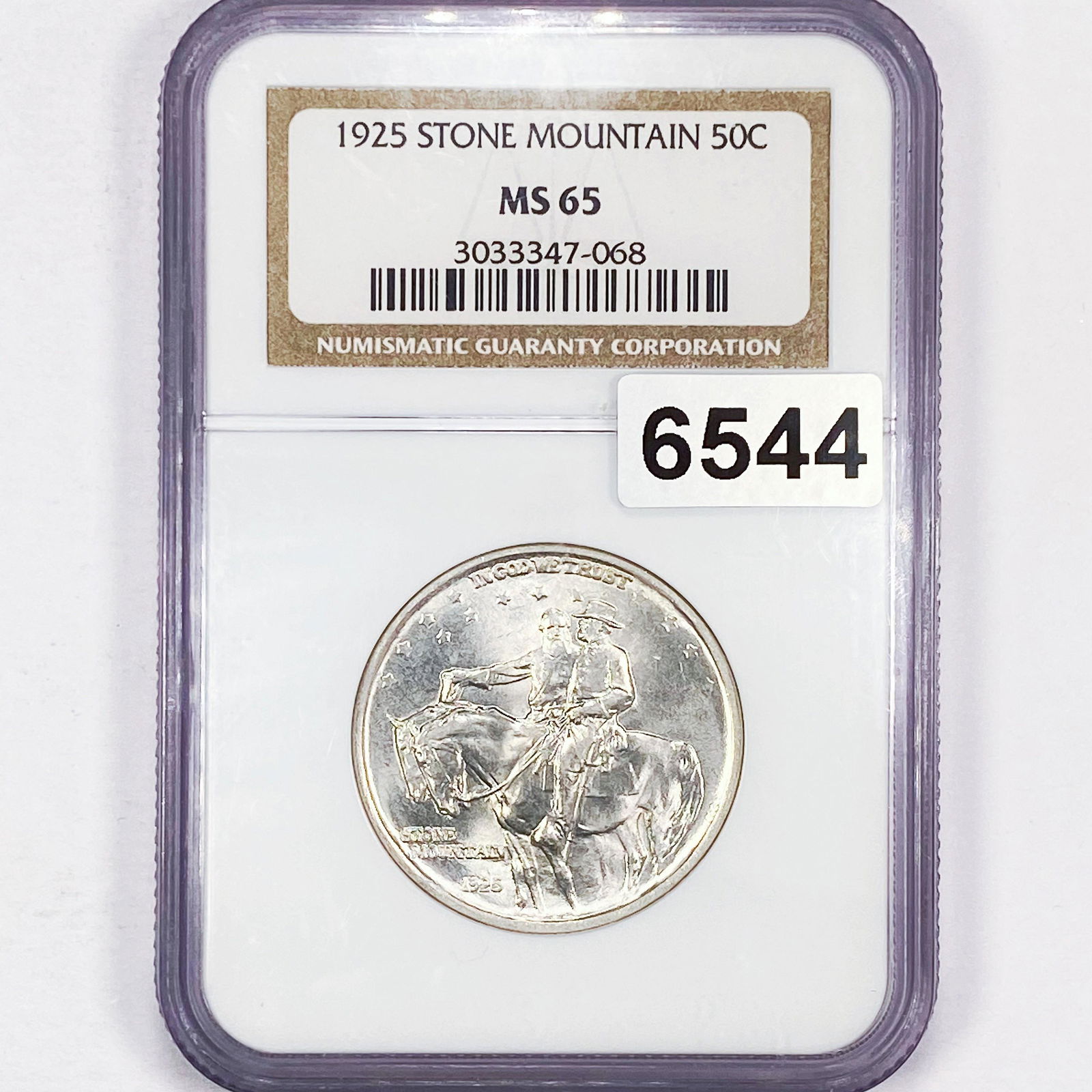 1925 Stone Mountain Half Dollar NGC - MS65 (1 of 2)