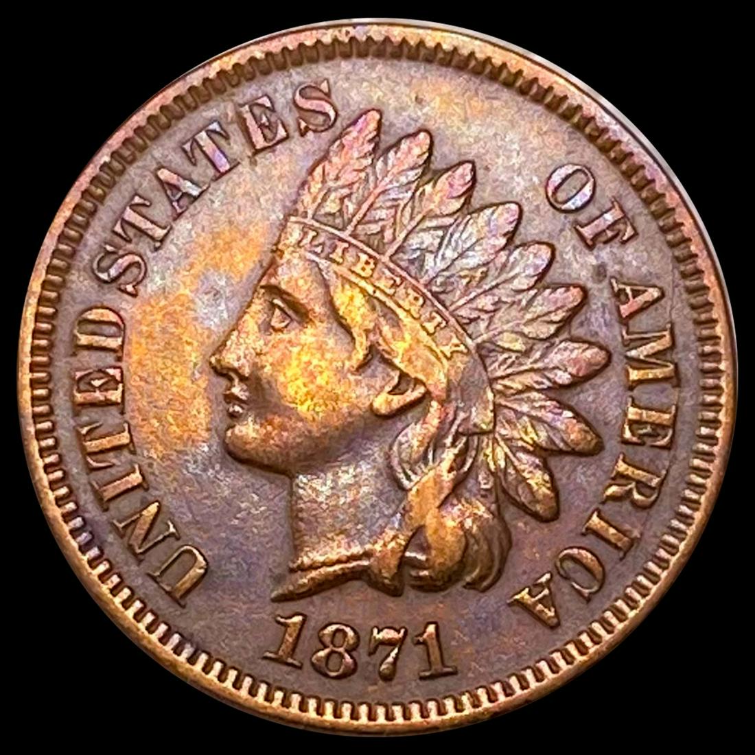 1871 Indian Head Cent CLOSELY UNCIRCULATED (1 of 2)