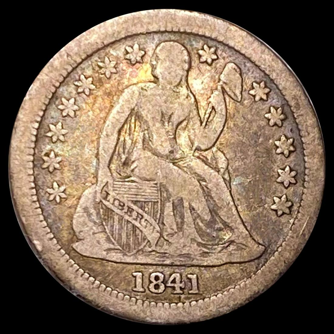 1841-O Seated Liberty Dime NICELY CIRCULATED (1 of 2)