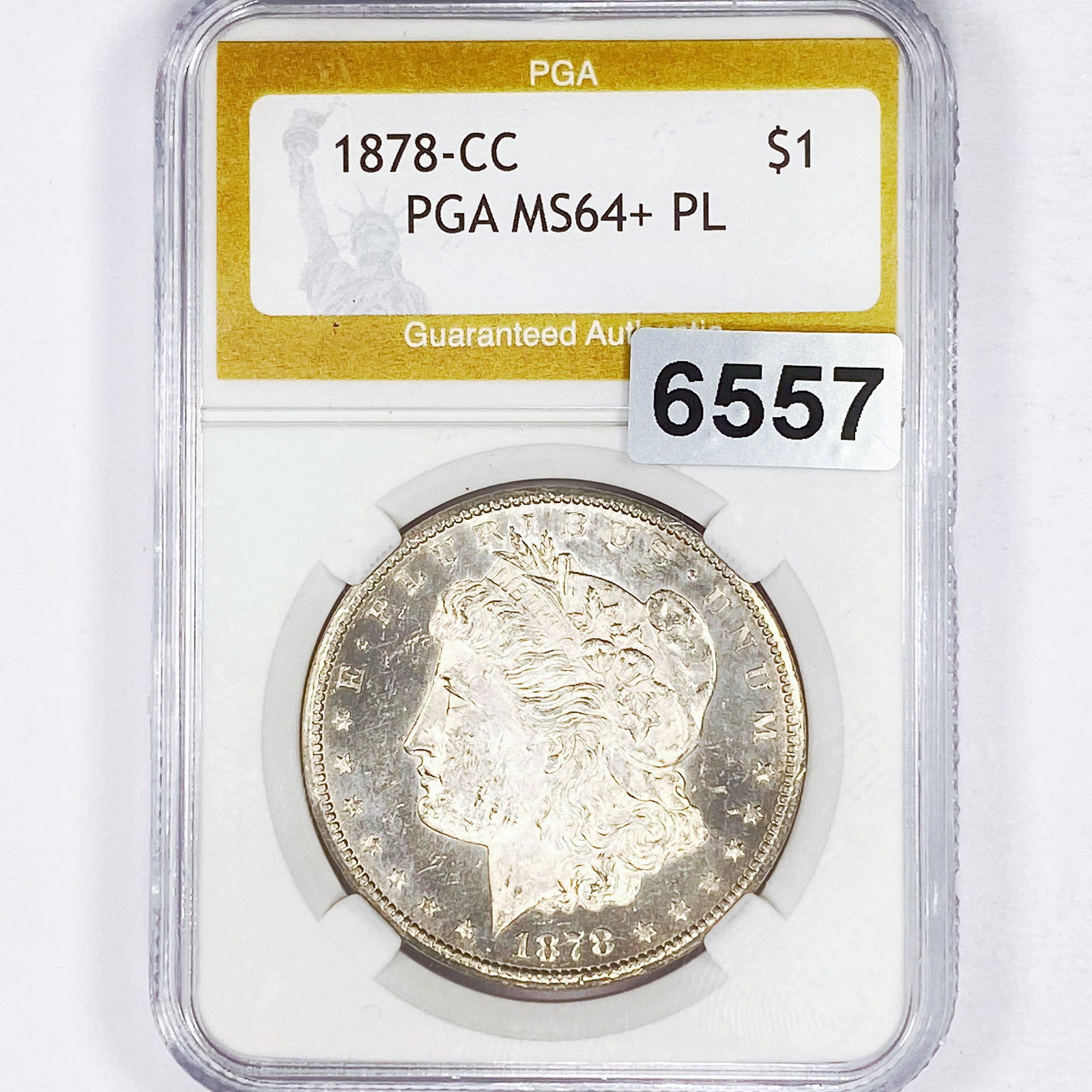 1878-CC Morgan Silver Dollar PGA - MS64+ PL (1 of 2)
