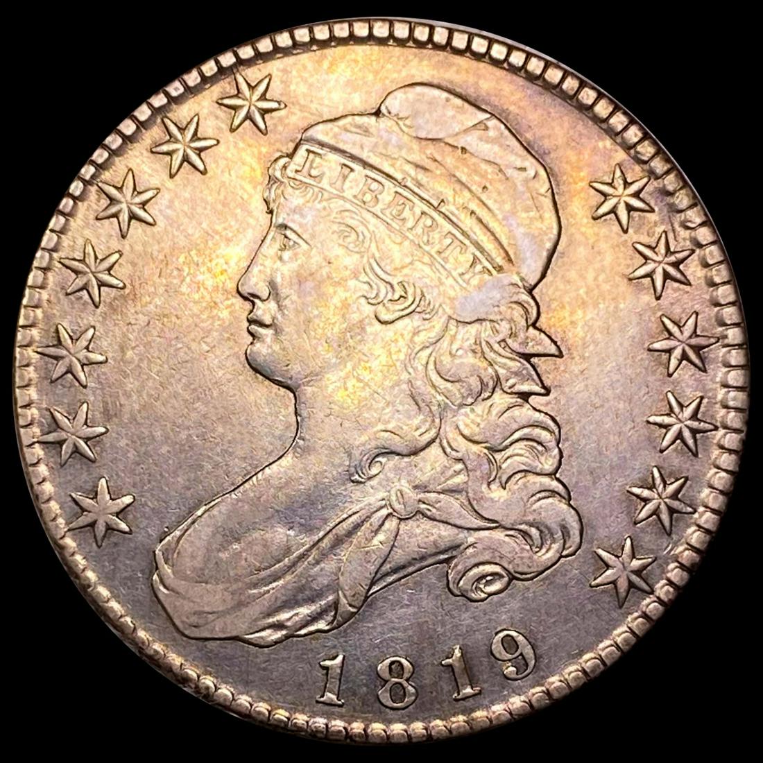 1819 Capped Bust Half Dollar NEARLY UNCIRCULATED (1 of 2)