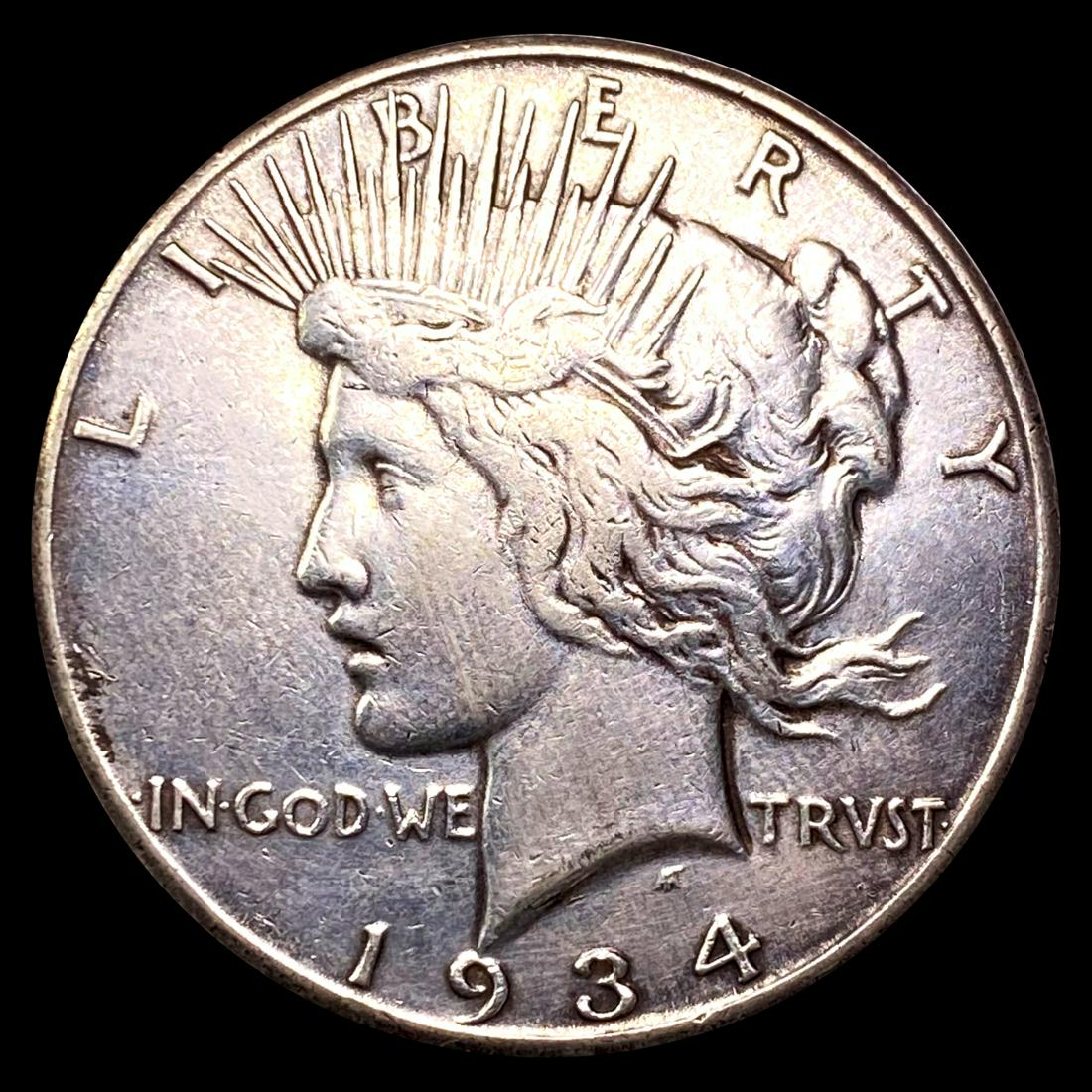 1934-S Silver Peace Dollar LIGHTLY CIRCULATED (1 of 2)