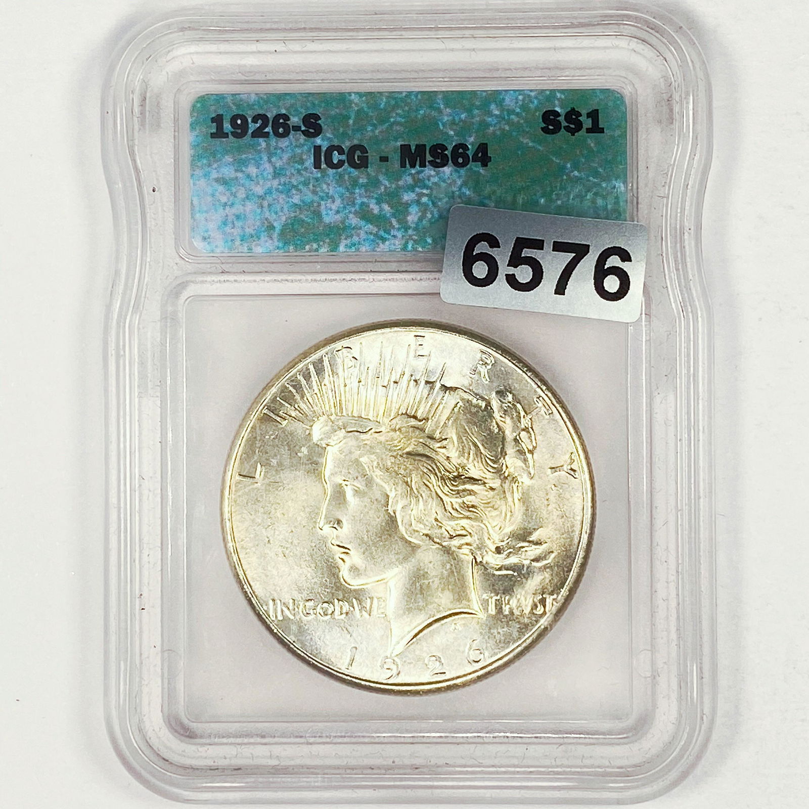 1926-S Silver Peace Dollar ICG - MS64 (1 of 2)