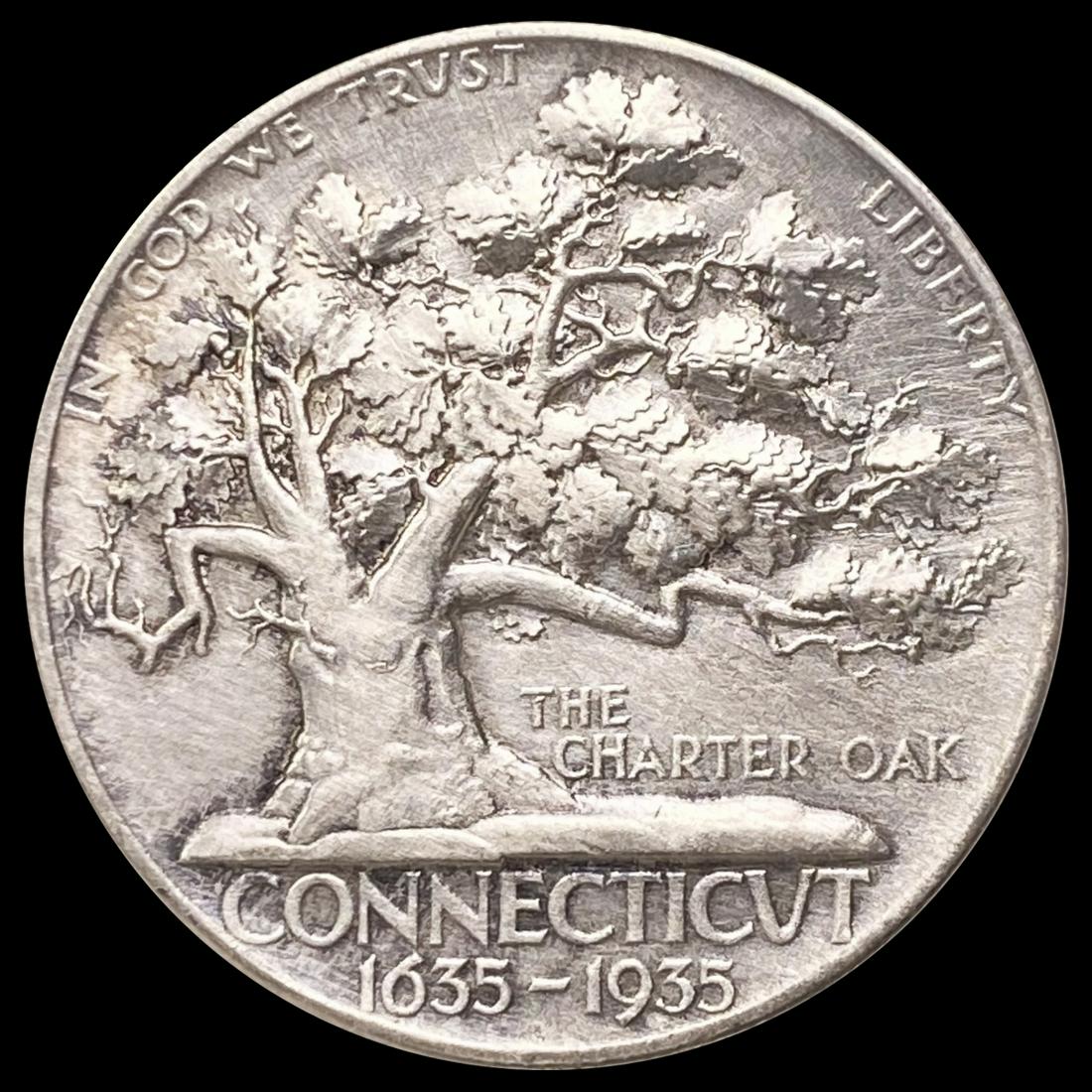 1935 Connecticut Half Dollar NEARLY UNCIRCULATED (1 of 2)