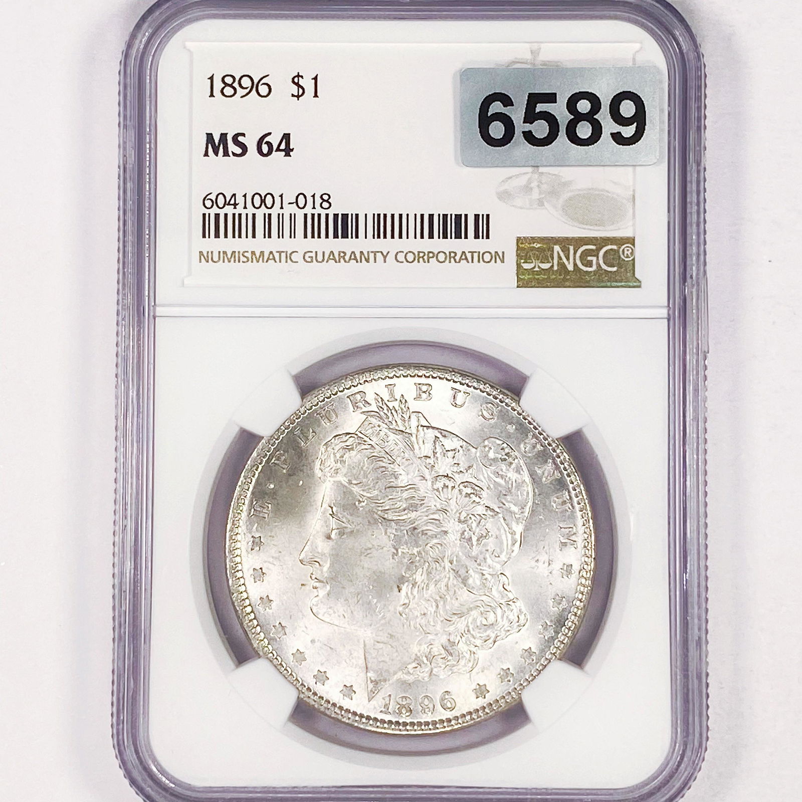 1896 Morgan Silver Dollar NGC - MS64 (1 of 2)