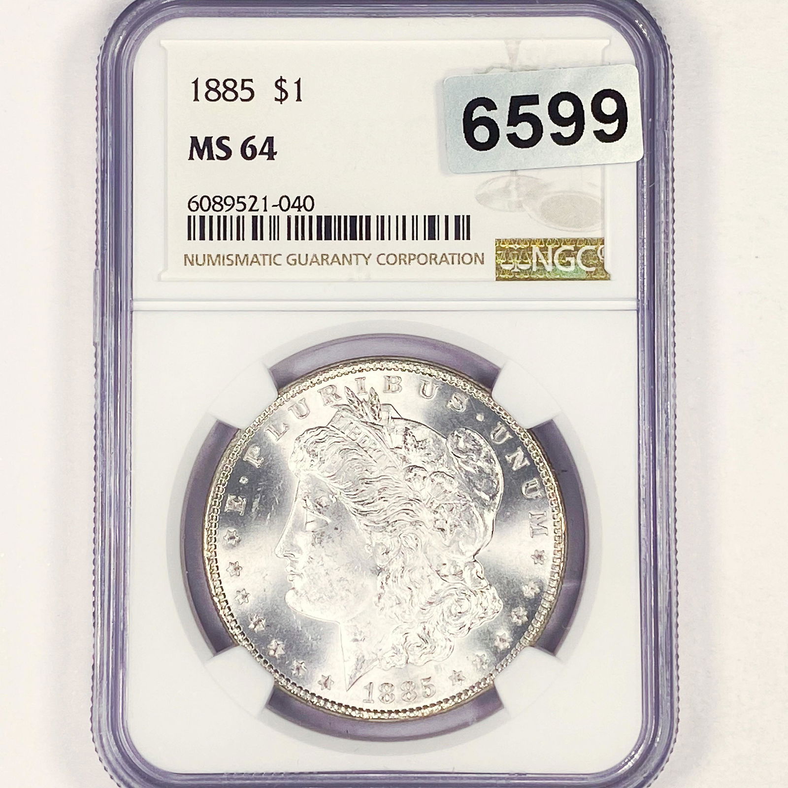 1885 Morgan Silver Dollar NGC - MS64 (1 of 2)