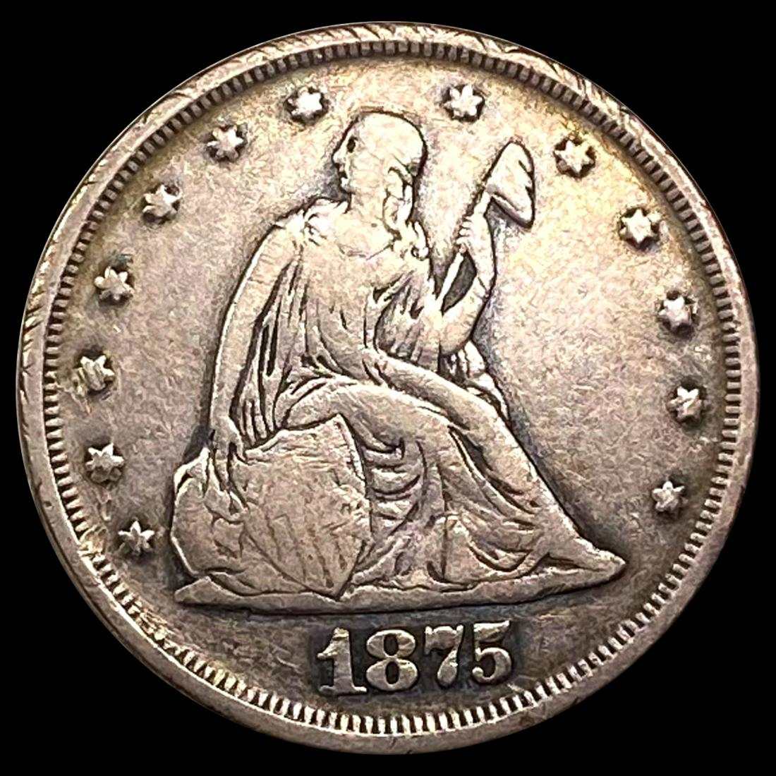 1875 Seated Liberty Quarter LIGHTLY CIRCULATED (1 of 2)