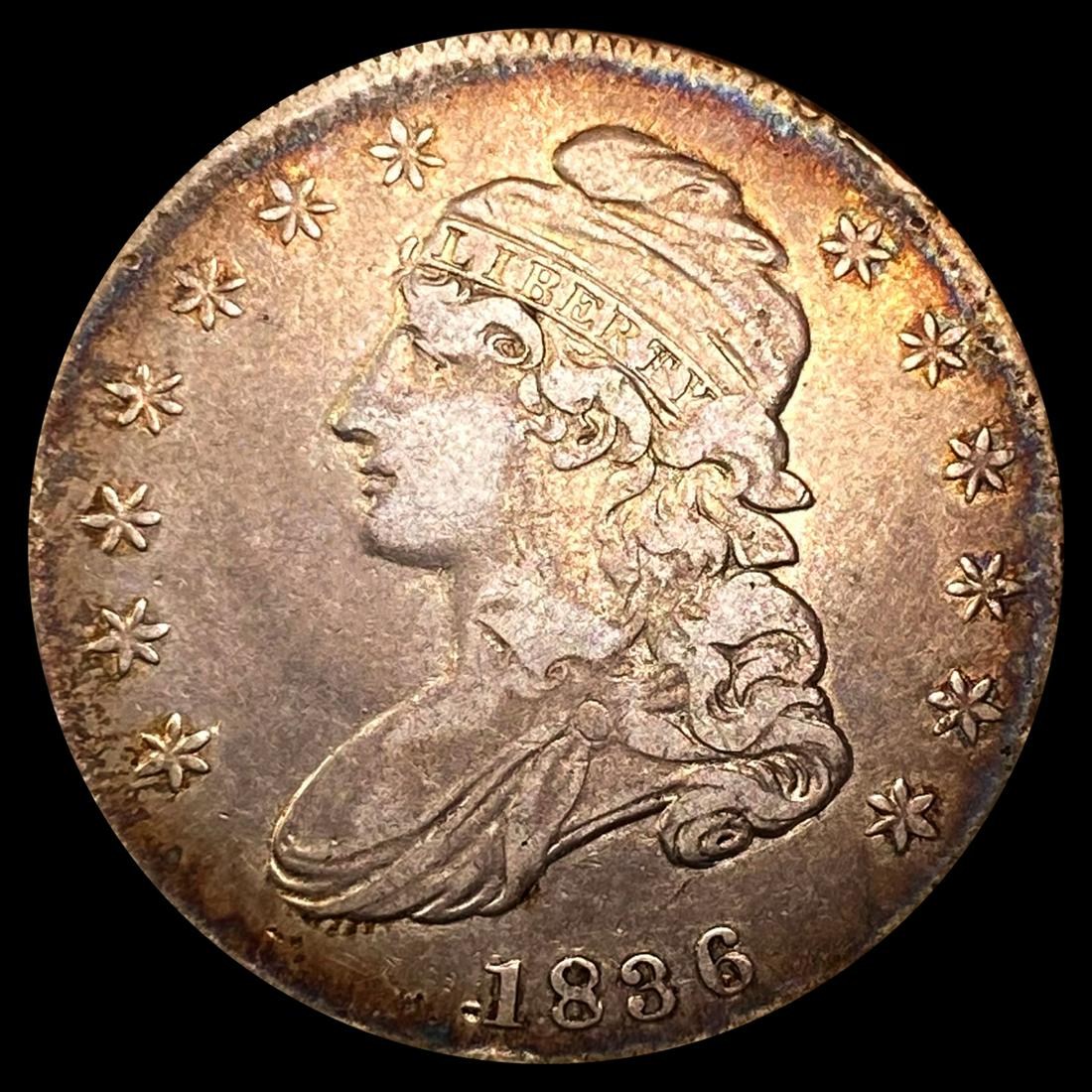 1836 Capped Bust Half Dollar LIGHTLY CIRCULATED (1 of 2)