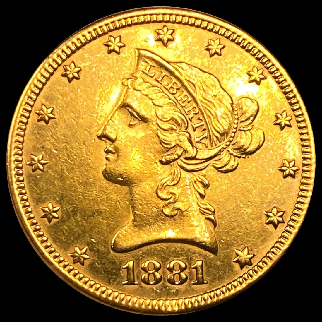 1881 $10 Gold Eagle CLOSELY UNCIRCULATED (1 of 2)