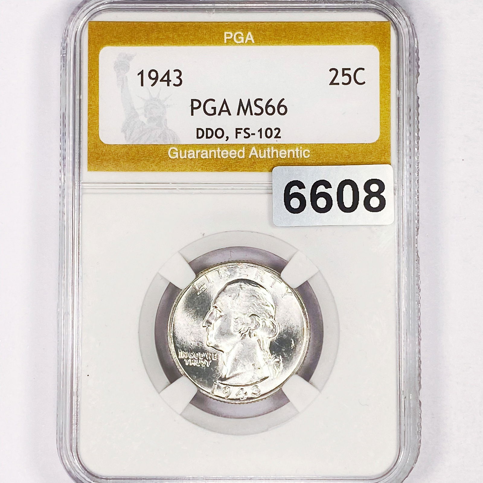 1943 DDO FS-102 Washington Silver Quarter (1 of 2)