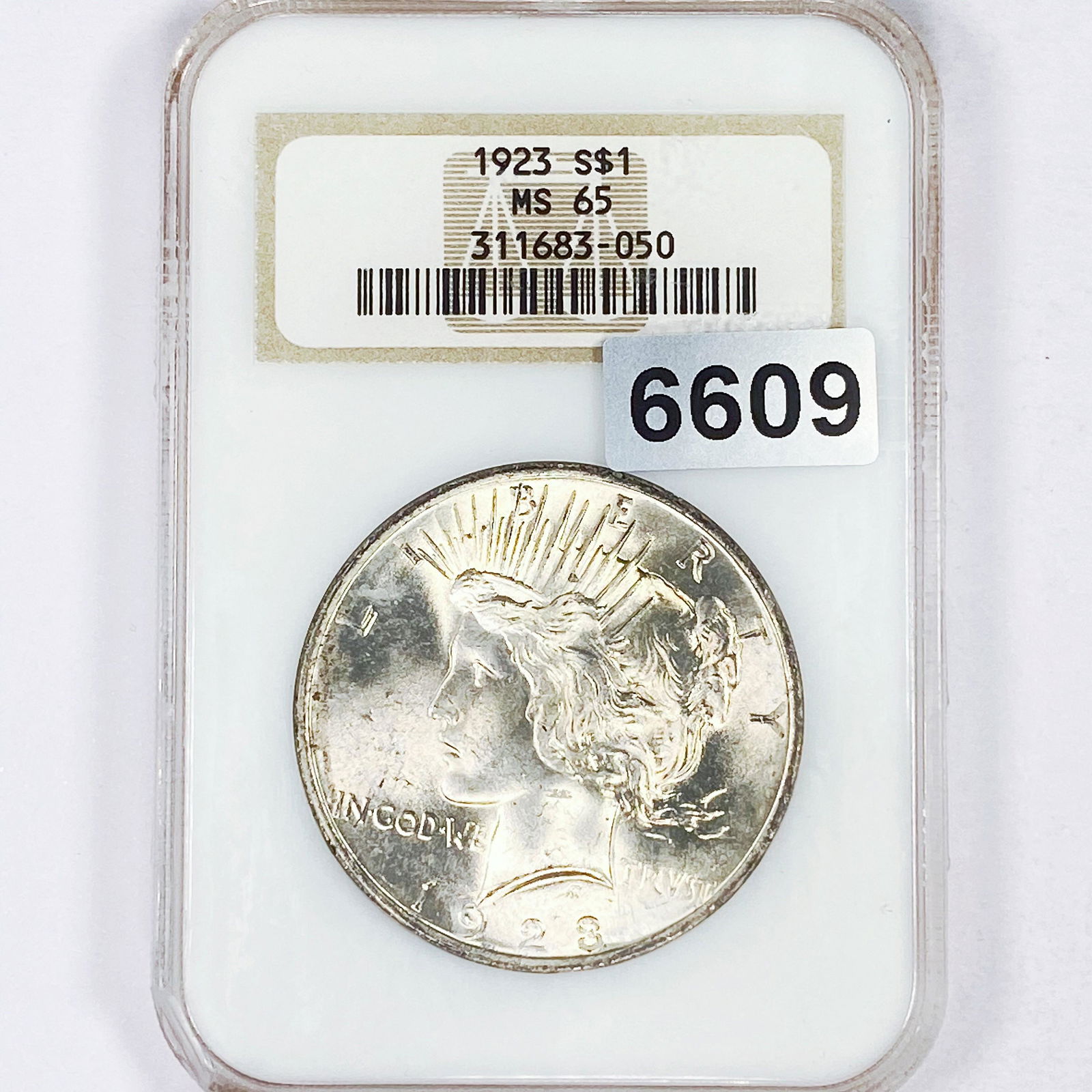 1923 Silver Peace Dollar NGC - MS65 (1 of 2)