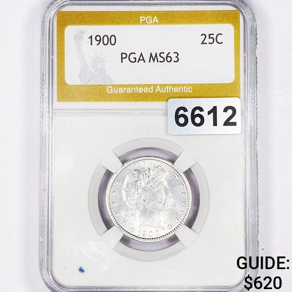 1900 Barber Quarter PGA - MS63 (1 of 2)