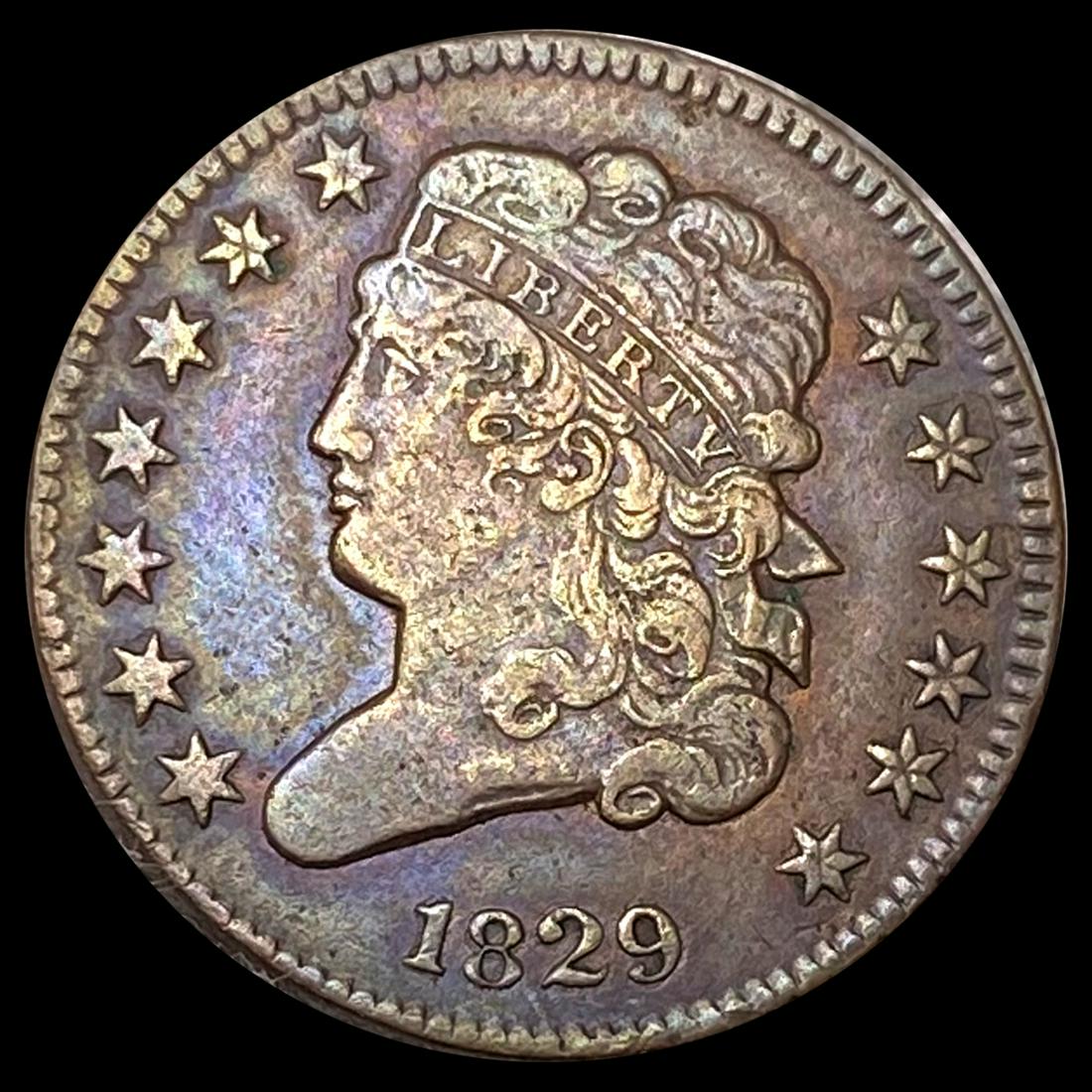 1829 Classic Head Half Cent NICELY CIRCULATED (1 of 2)