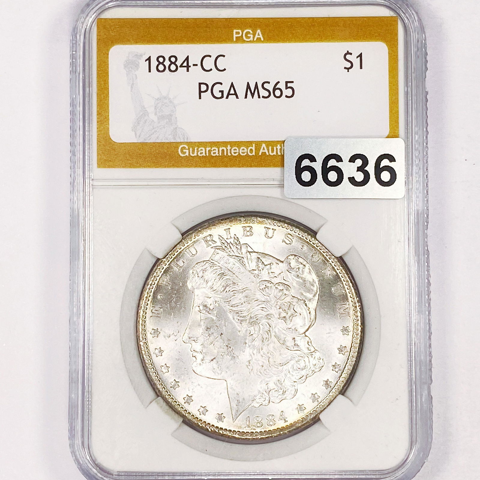1884-CC Morgan Silver Dollar PGA - MS65 (1 of 2)