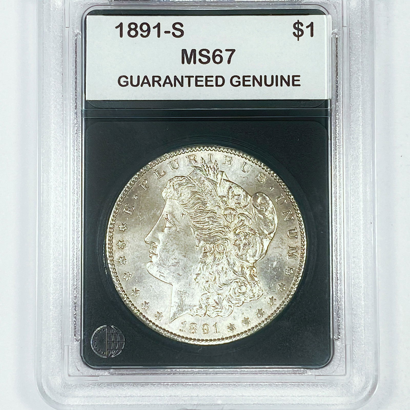 1891-S Morgan Silver Dollar GG - MS67 (1 of 2)