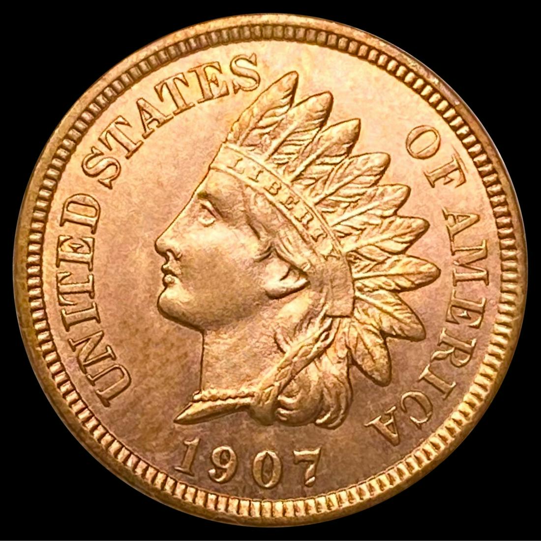 1907 RD Indian Head Cent UNCIRCULATED (1 of 2)