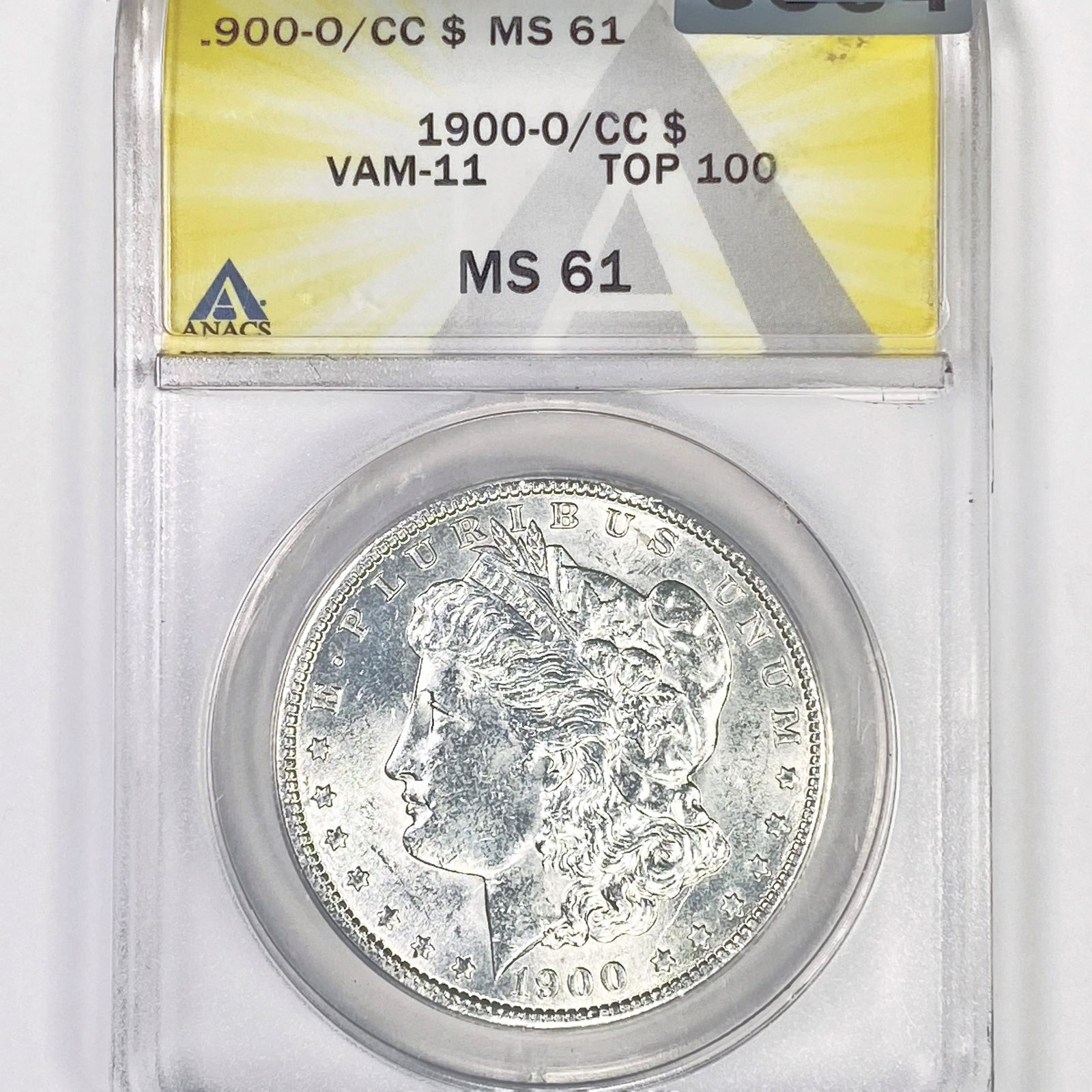 1900-O/CC Morgan Silver Dollar ANACS - MS61 (1 of 2)