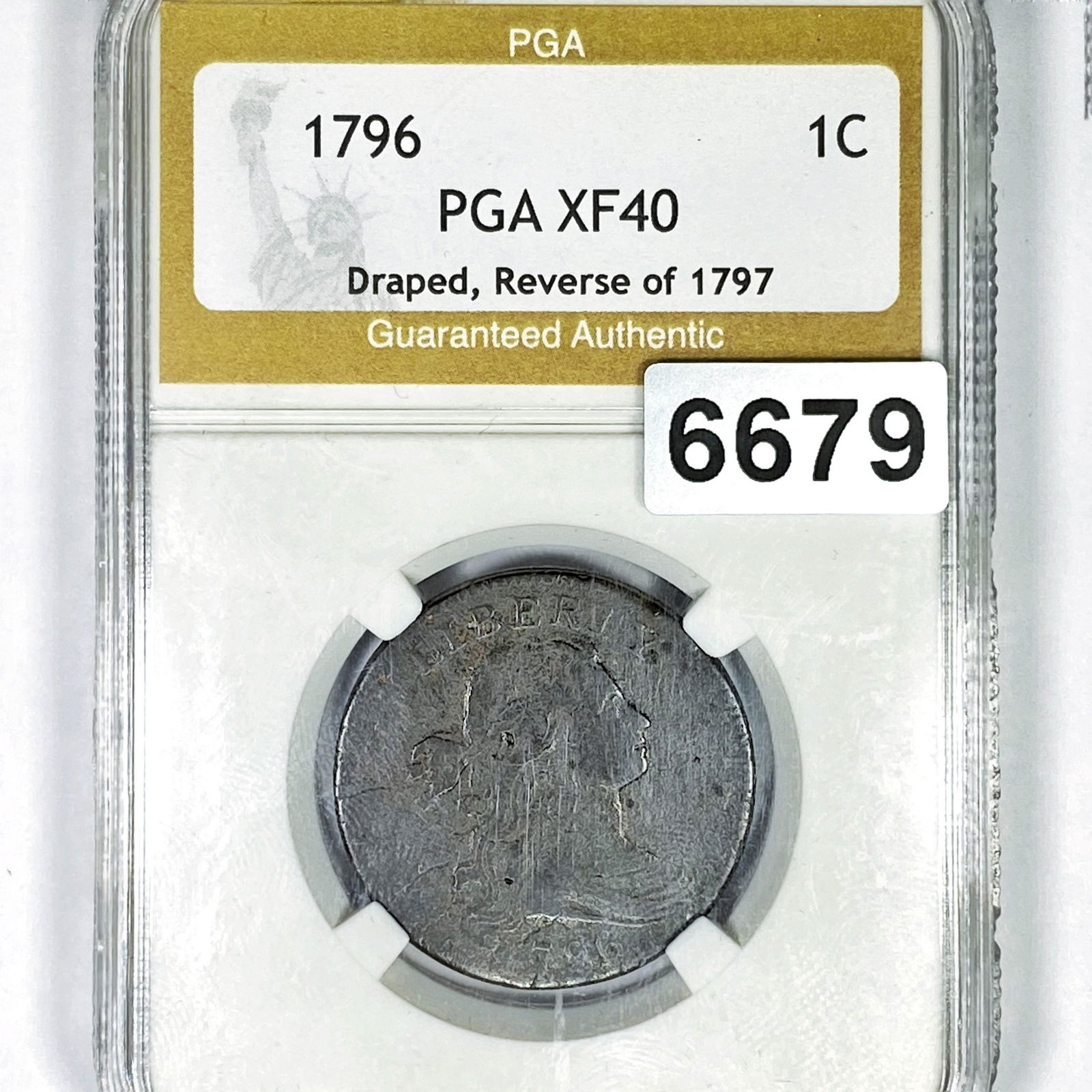 1796 Rev of 97 Draped Bust Large Cent PGA - XF40 (1 of 2)