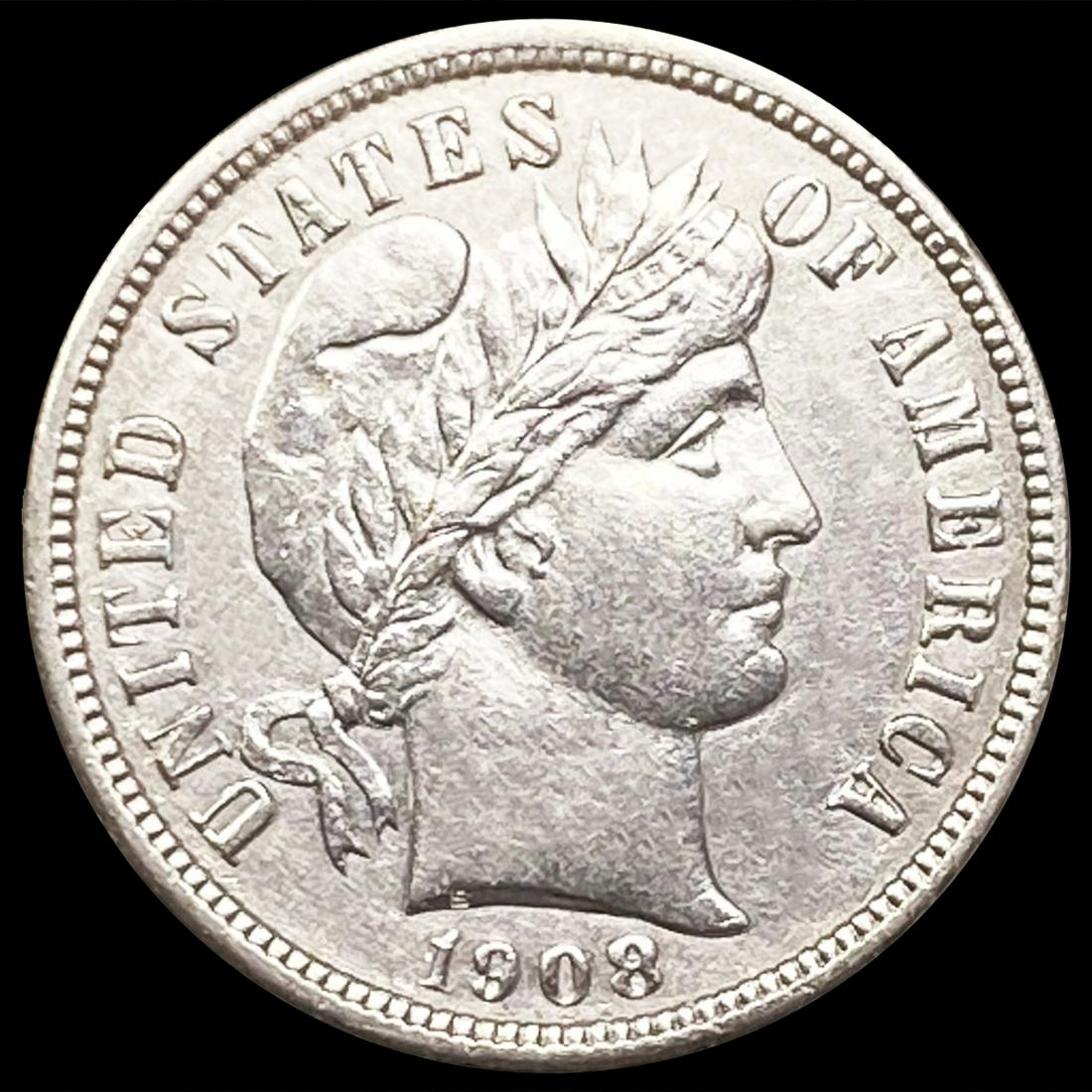 1908-D Barber Dime UNCIRCULATED (1 of 2)