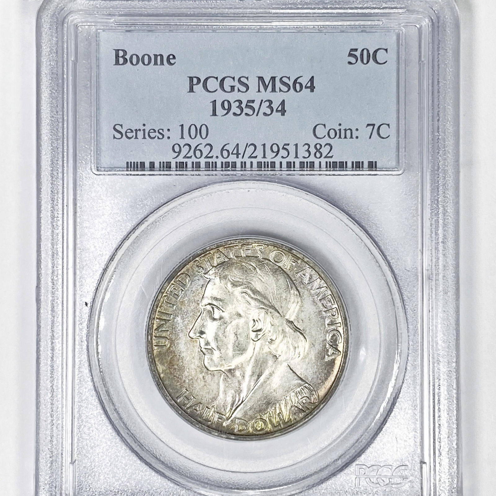 1935/34 Boone Half Dollar PCGS - MS64 (1 of 2)