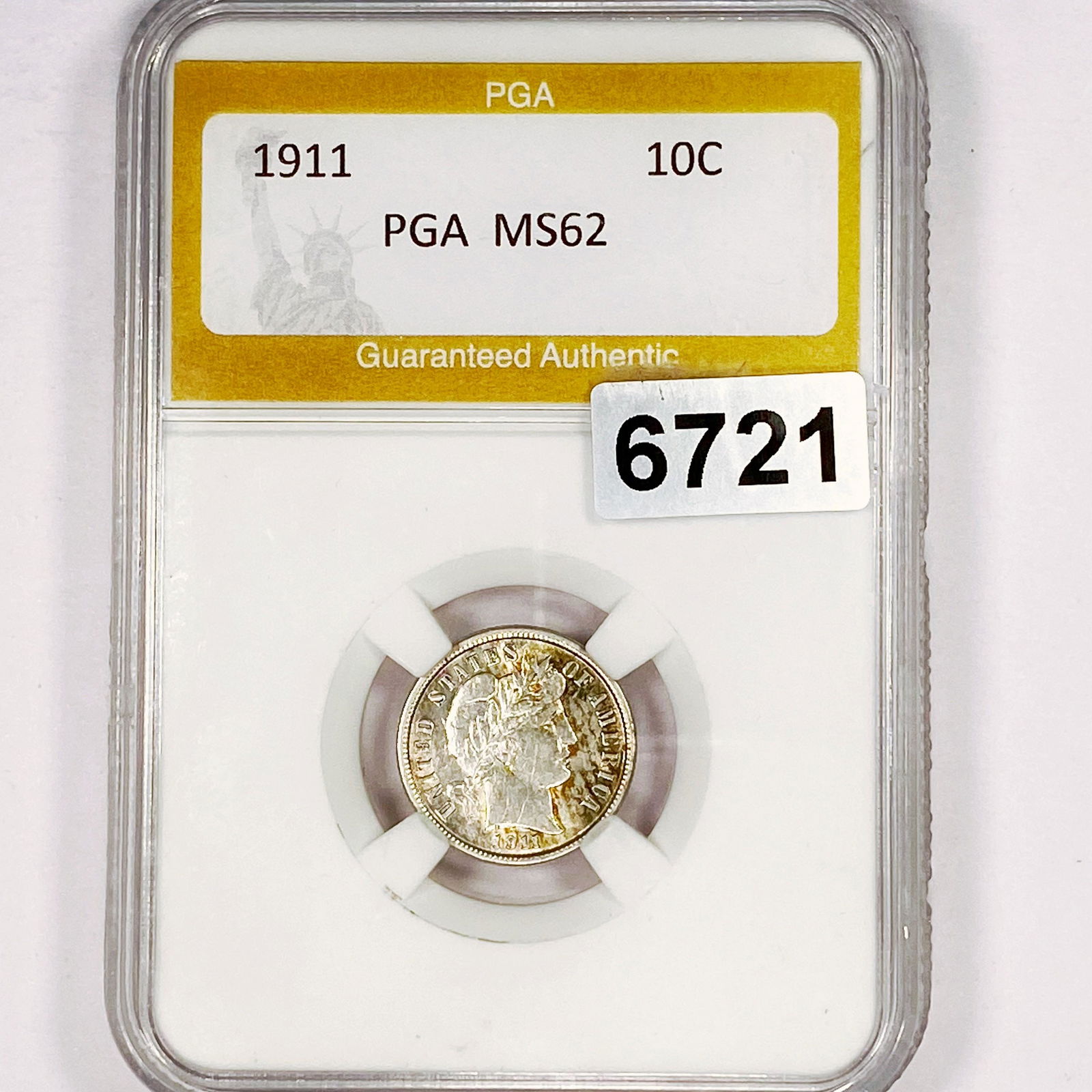 1911 Barber Dime PGA - MS62 (1 of 2)