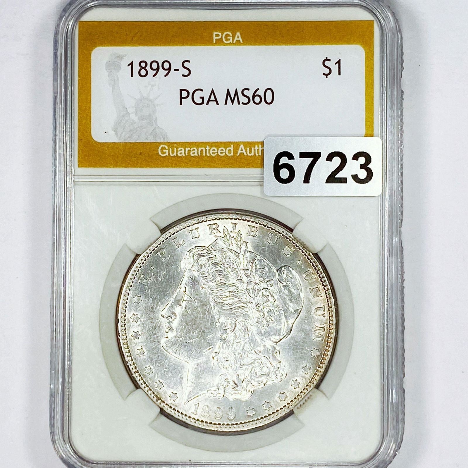 1899-S Morgan Silver Dollar PGA - MS60 (1 of 2)
