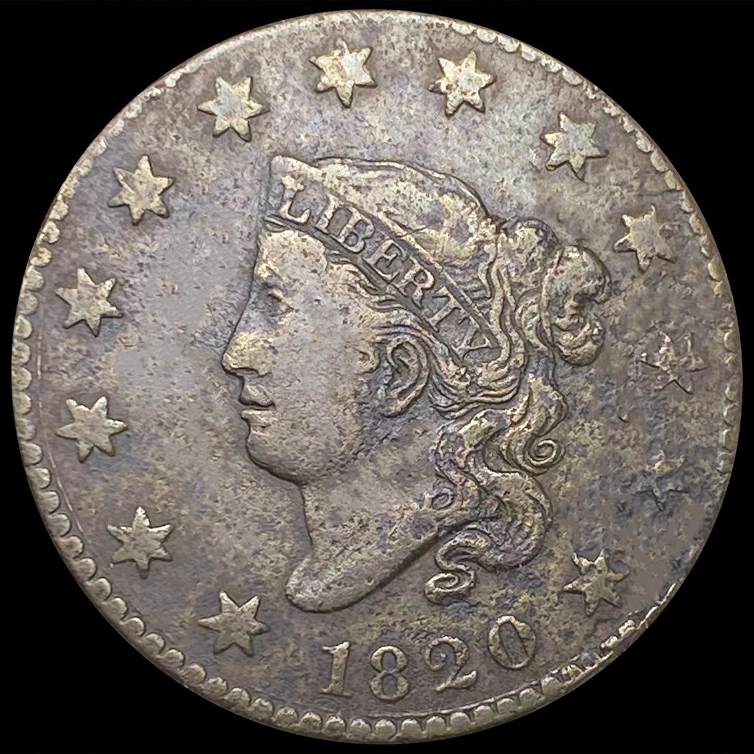 1820 Classic Head Large Cent NICELY CIRCULATED (1 of 2)