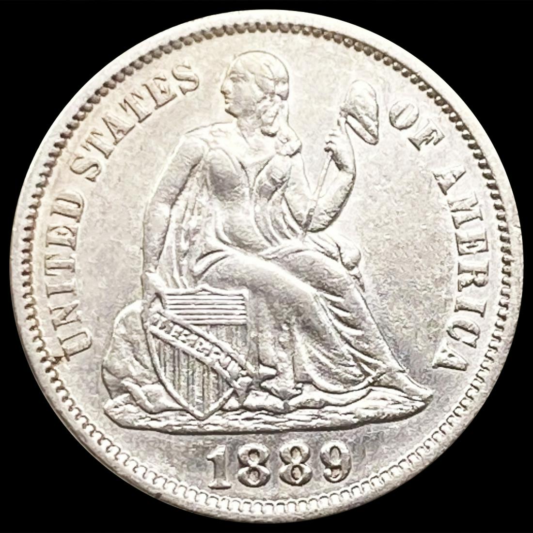 1889 Seated Liberty Dime UNCIRCULATED (1 of 2)