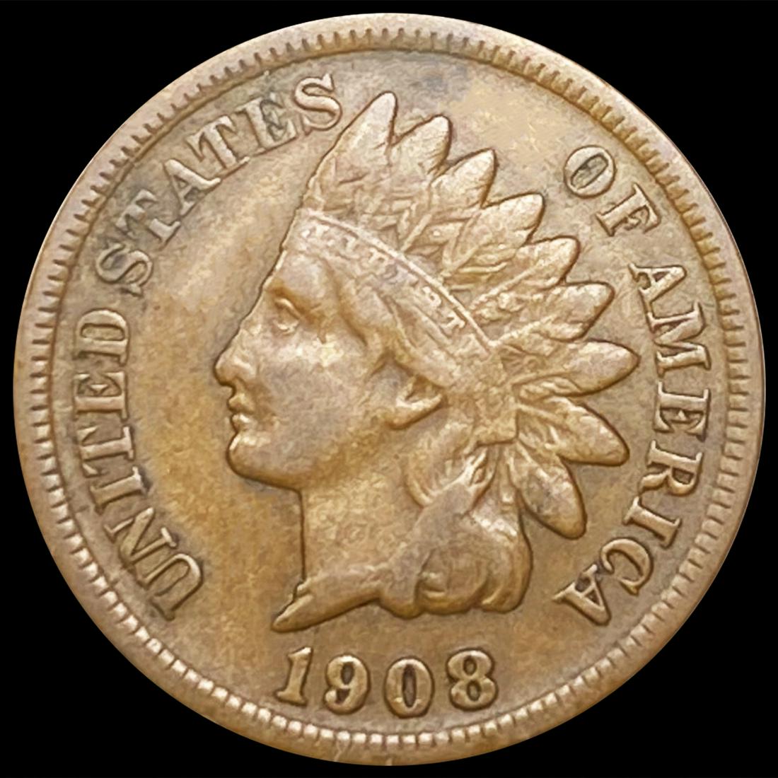 1908-S Indian Head Cent LIGHTLY CIRCULATED (1 of 2)