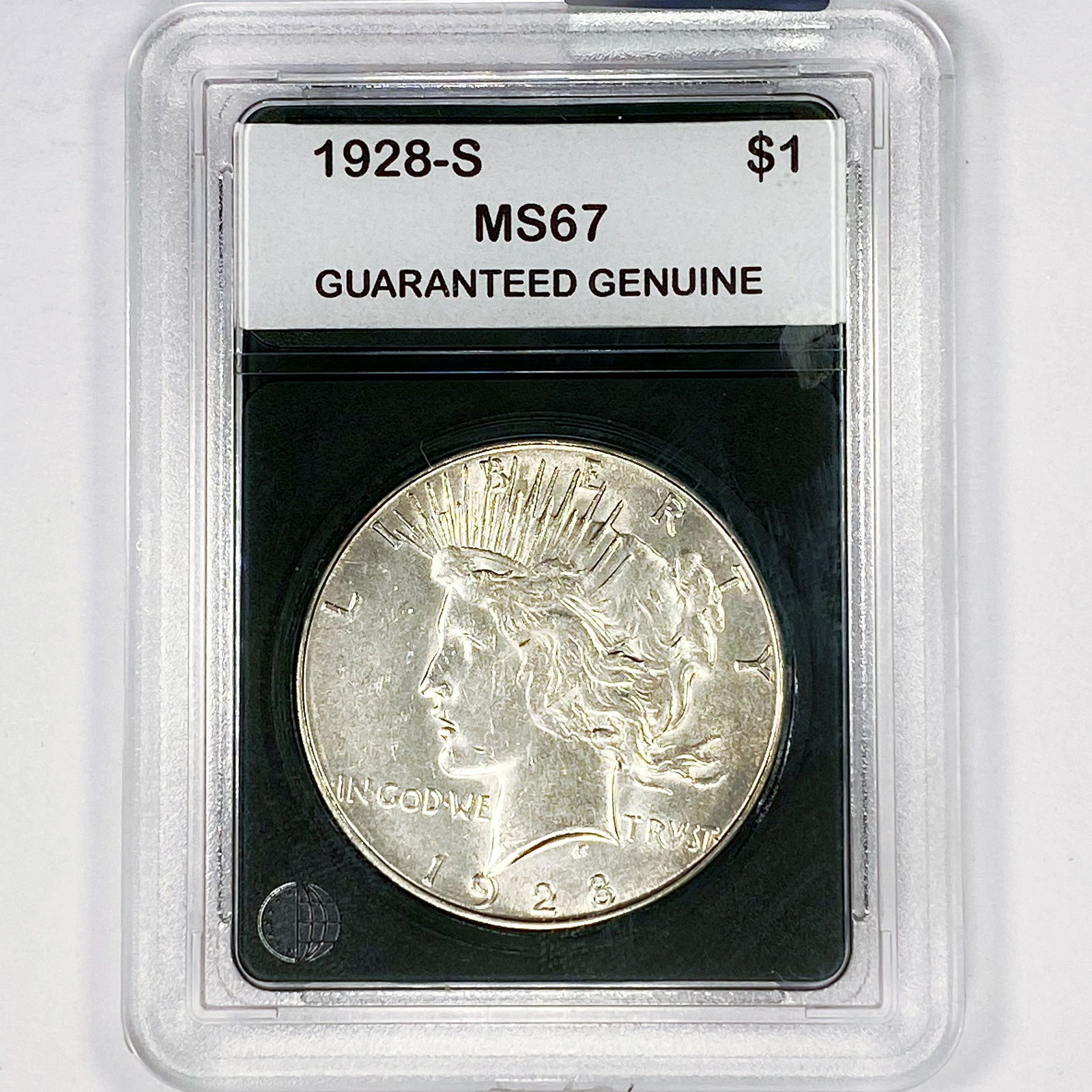 1928-S Silver Peace Dollar GG - MS67 (1 of 2)
