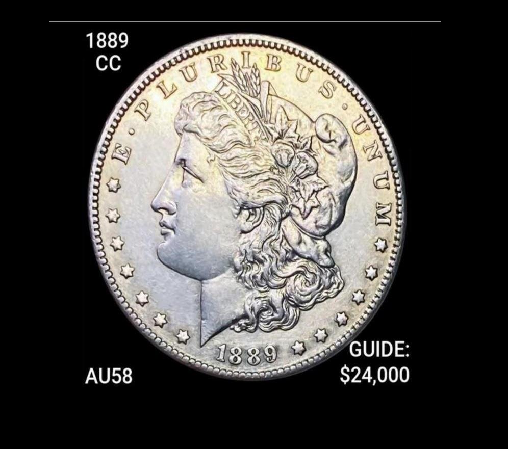 1889-CC Morgan Silver Dollar CHOICE AU (1 of 2)