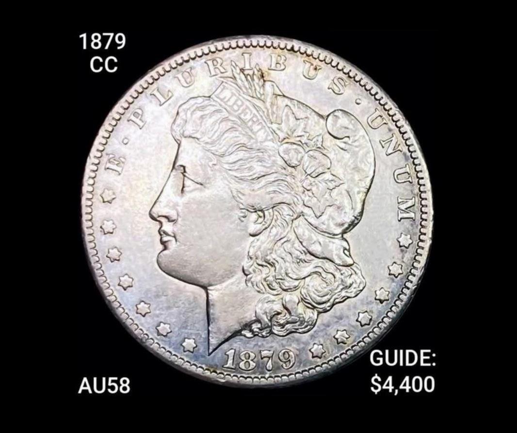 1879-CC Morgan Silver Dollar CHOICE AU (1 of 2)