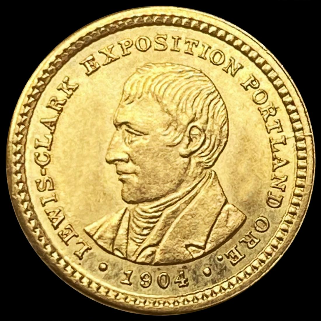 1904 Lewis & Clark Gold Dollar UNCIRCULATED: 1904 Lewis & Clark Gold Dollar UNCIRCULATED