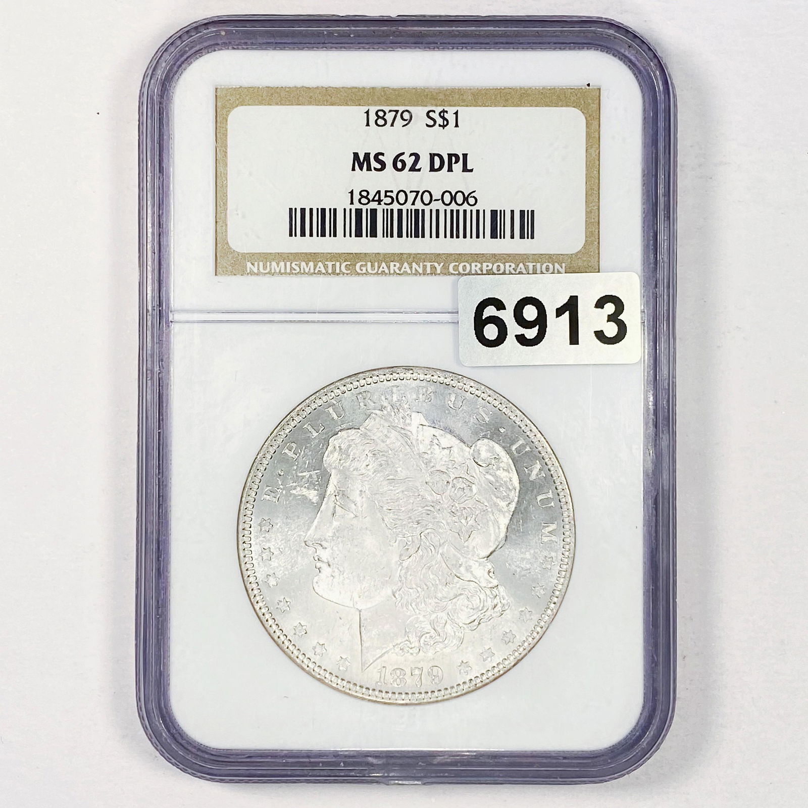 1879 Morgan Silver Dollar NGC - MS62 DPL (1 of 2)