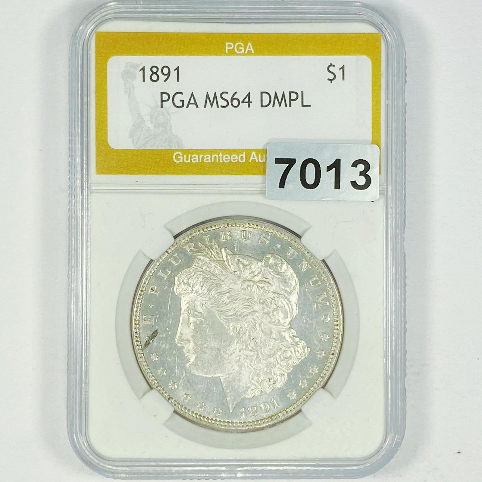 1891 Morgan Silver Dollar PGA - MS64 DMPL (1 of 2)