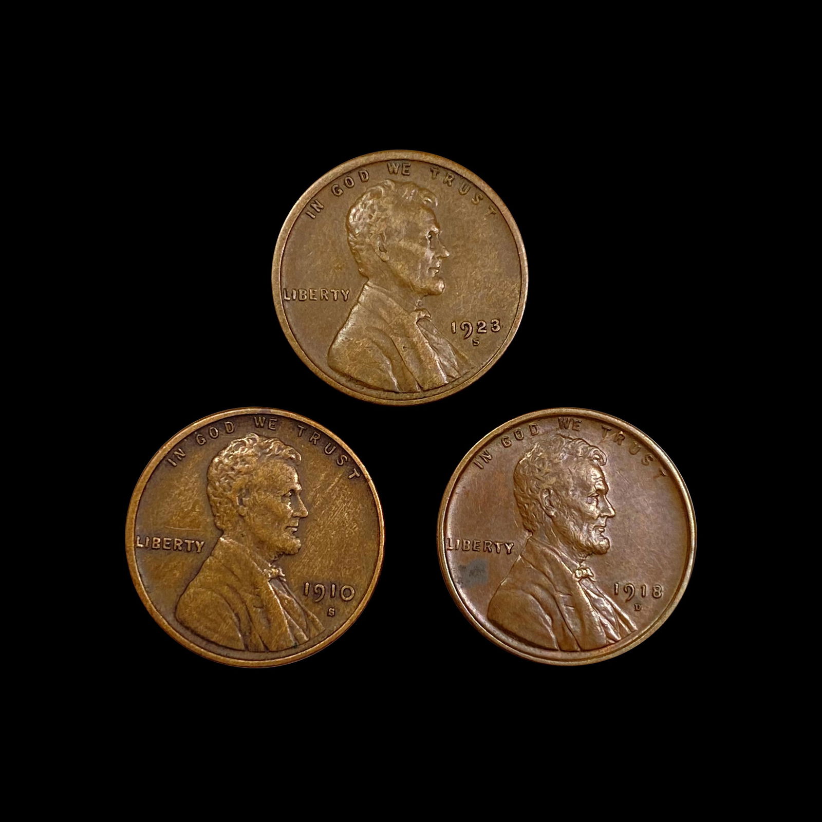 (3) Wheat Cents UNCIRCULATED (1 of 2)