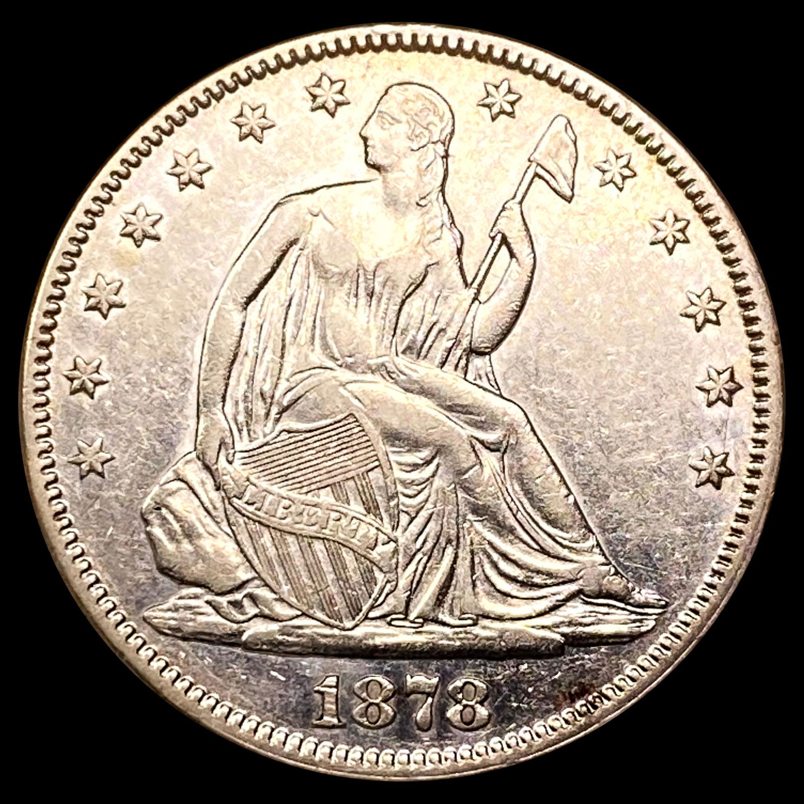 1878 Seated Liberty Half Dollar UNCIRCULATED (1 of 2)