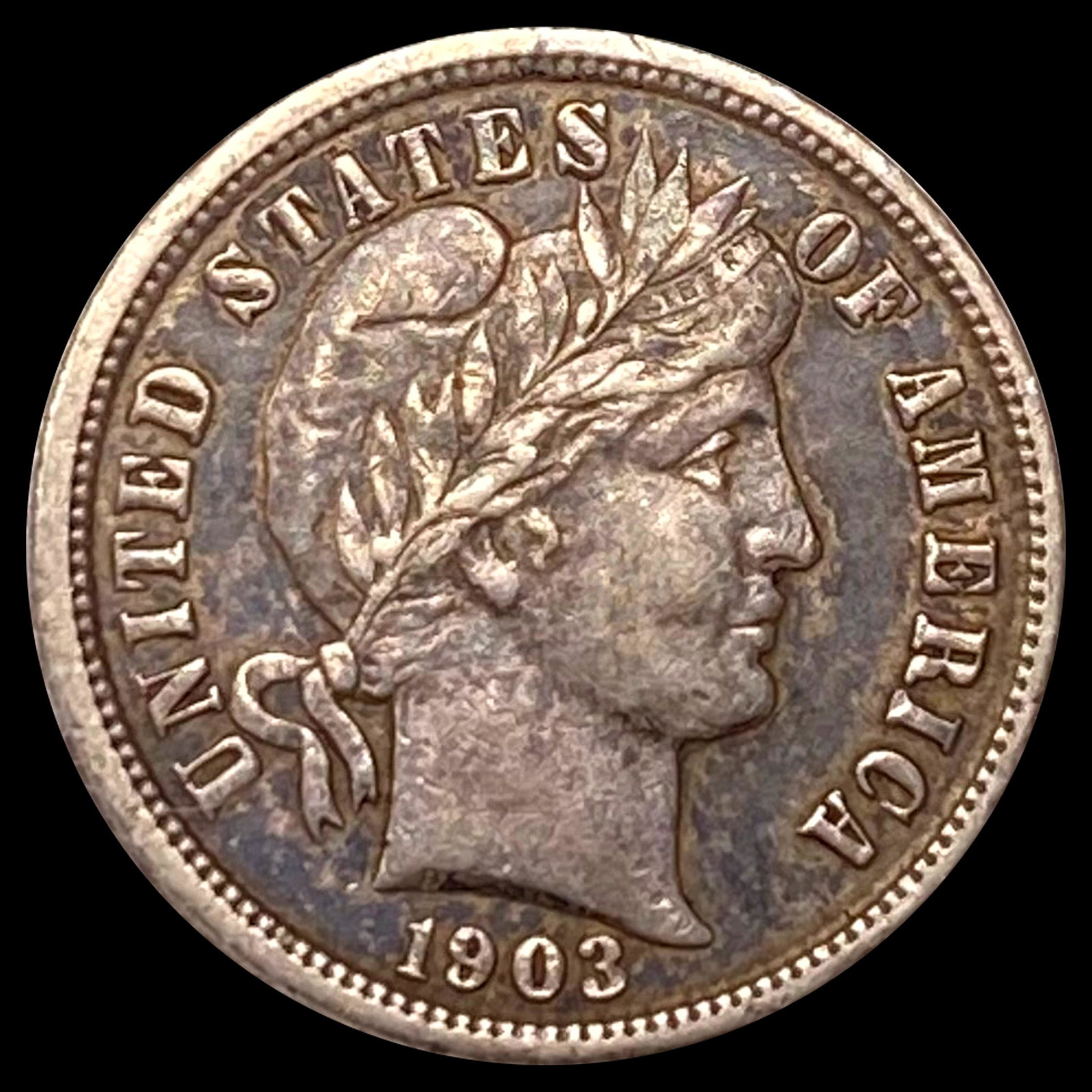 1903 Barber Dime ABOUT UNCIRCULATED (1 of 2)