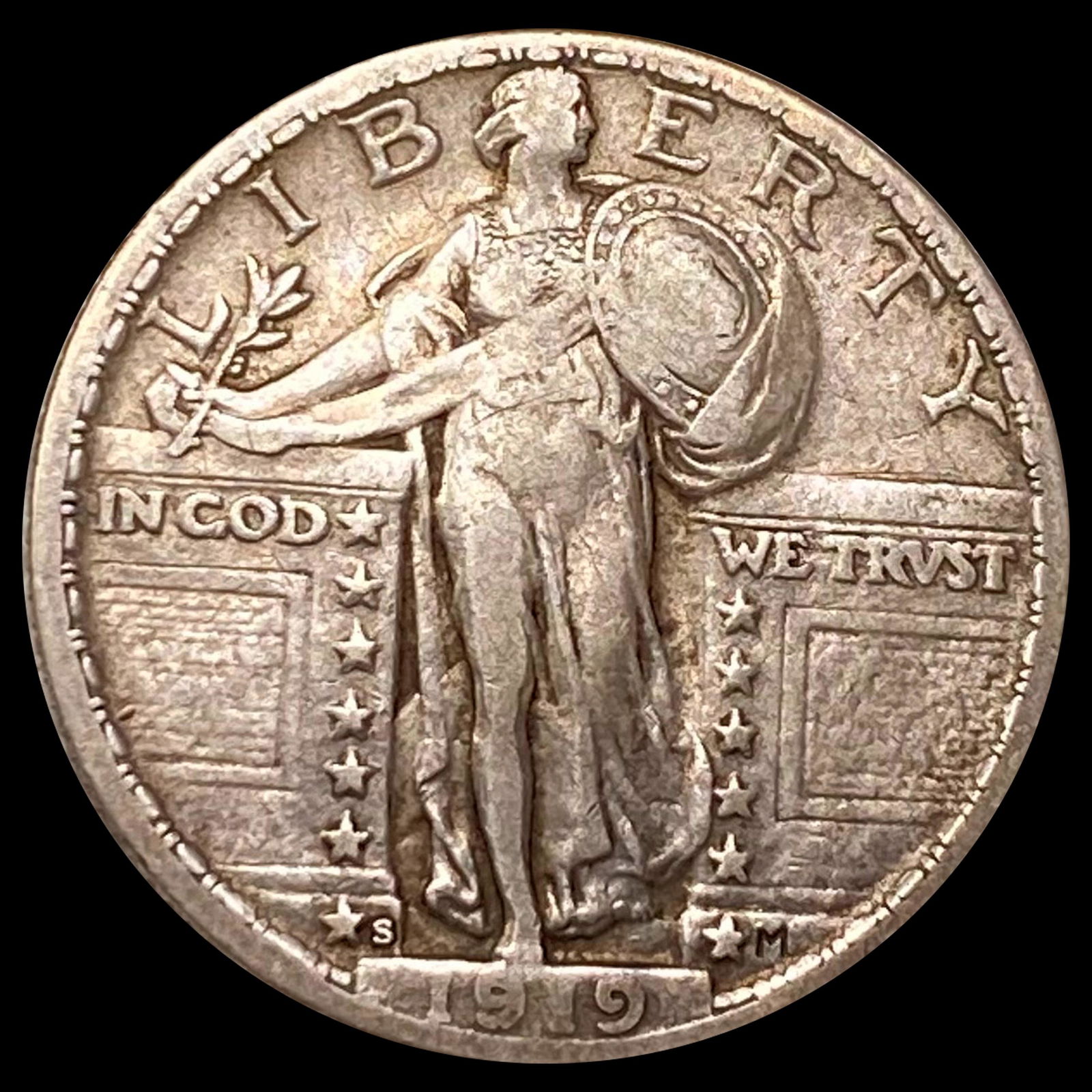 1919-S Standing Liberty Quarter ABOUT (1 of 2)