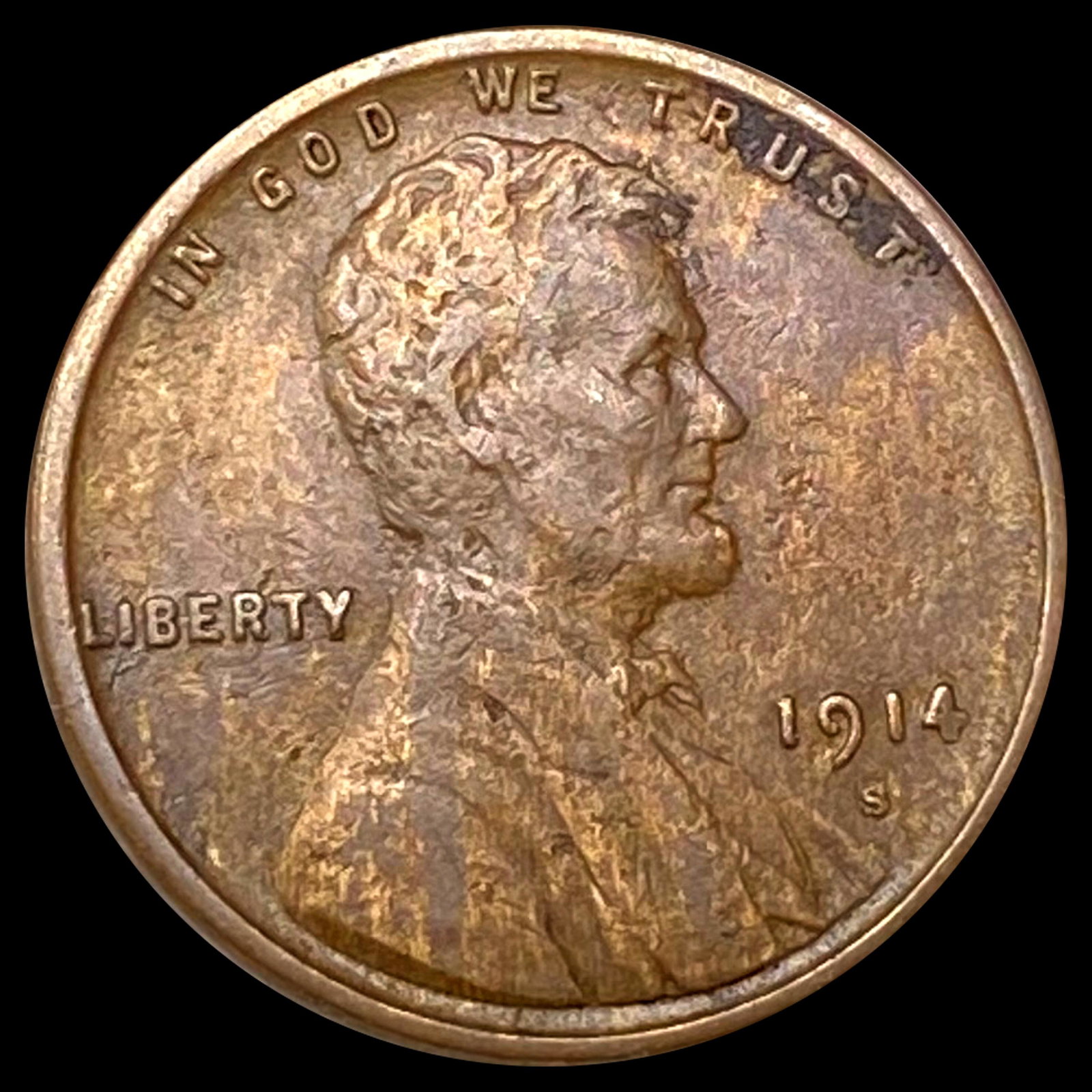 1914-S Wheat Cent NEARLY UNCIRCULATED (1 of 2)