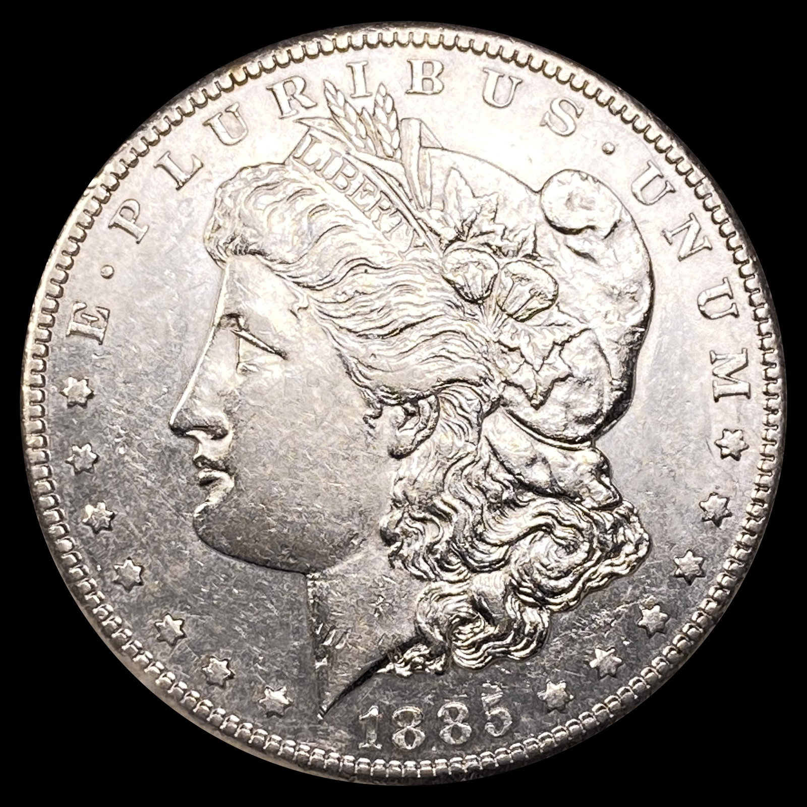 1885-S Morgan Silver Dollar CLOSELY UNCIRCULATED (1 of 2)
