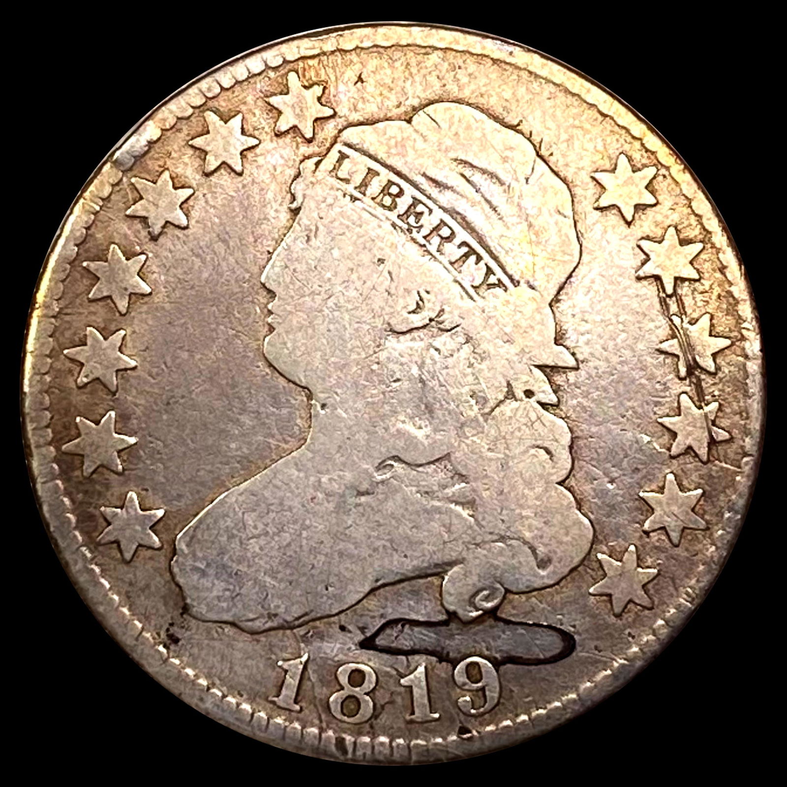 1819 Capped Bust Quarter NICELY CIRCULATED (1 of 2)