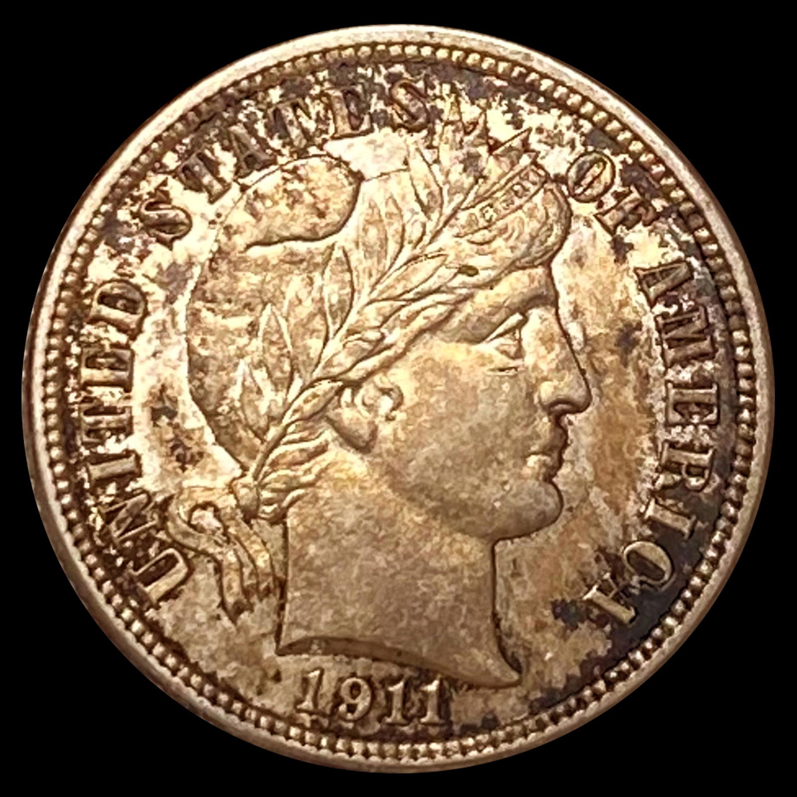 1911 Barber Dime UNCIRCULATED (1 of 2)