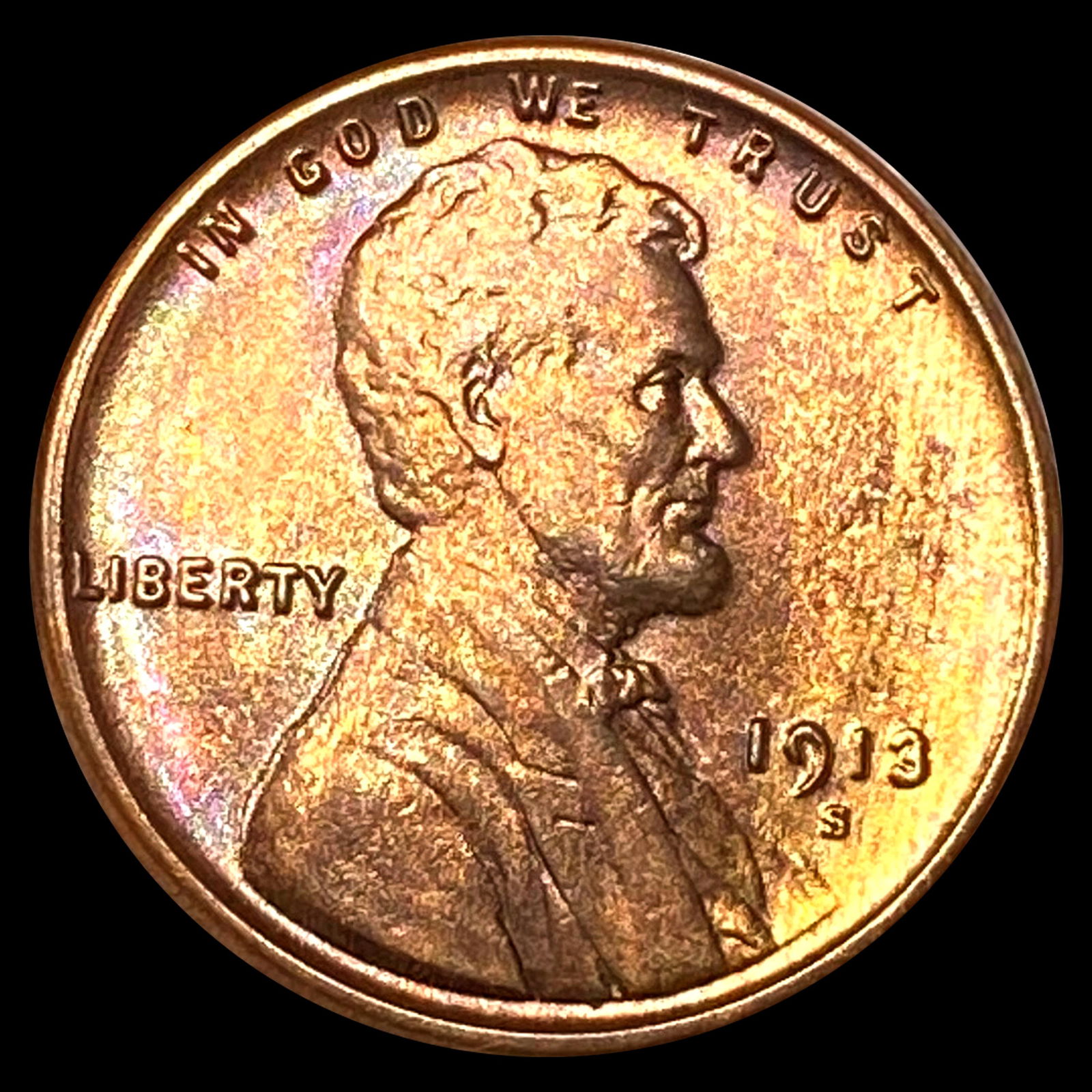 1913-S Wheat Cent UNCIRCULATED (1 of 2)