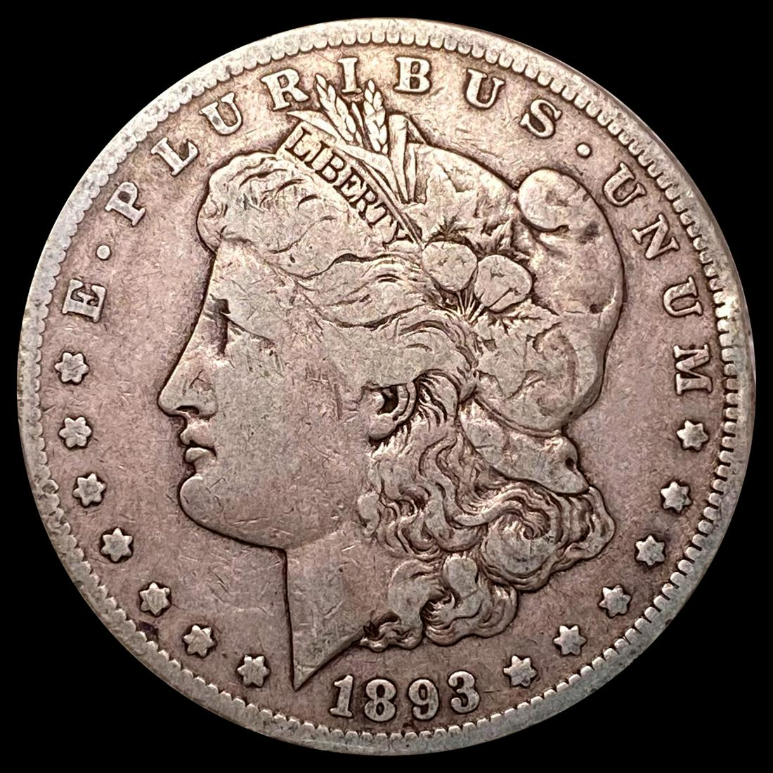 1893-CC Morgan Silver Dollar LIGHTLY CIRCULATED (1 of 2)