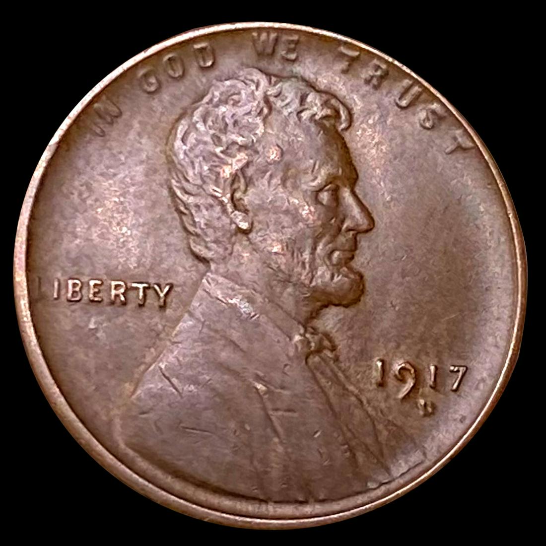 1917-D Wheat Cent CLOSELY UNCIRCULATED (1 of 2)