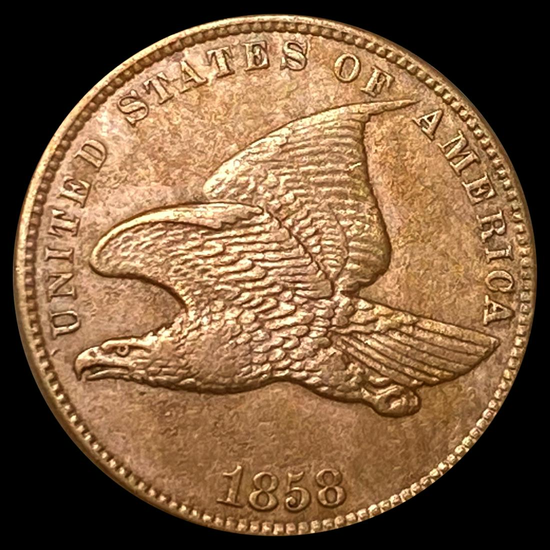 1858 Flying Eagle Cent CLOSELY UNCIRCULATED (1 of 2)