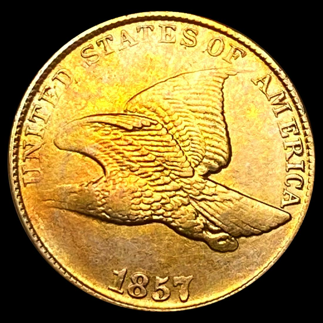 1857 Flying Eagle Cent CLOSELY UNCIRCULATED (1 of 2)